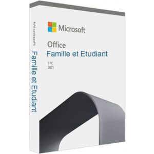 Microsoft Office Famille et Etudiant 2021 (Réunion)