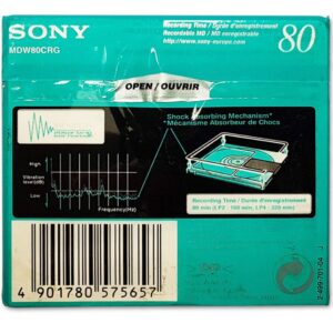 Sony MiniDisc Shock green 80 minutes