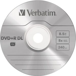Verbatim DVD+R DL 8,5GO 240min