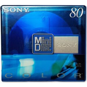 Sony MiniDisc Shock blue 80 minutes