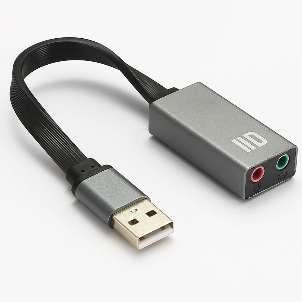 D2 DIFFUSION - Adaptateur USB/Jack audio + Micro carton son