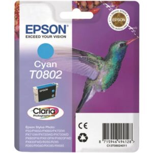 Epson T0802 Colibri – cyan – cartouche d’encre originale