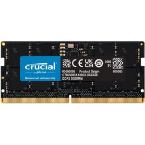 Crucial SO-DIMM DDR5 16 Go 4800 MHz CL40 1Rx8