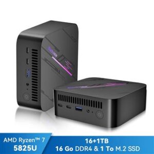 PC BLACKVIEW MP100 Mini PC Ryzen7 5825U 16/512Go 4K/UHD WiFi W11PRO