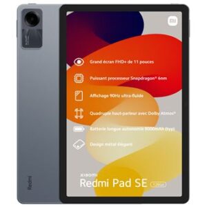 Tablette XIAOMI Redmi Pad SE 11 4/128Go Gris