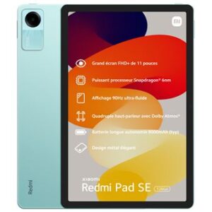 Tablette XIAOMI Redmi Pad SE 11 4/128Go Vert Menthe