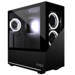 BOITIER PC M.RED ELITE BLACK Rainbow ARGB MR-006