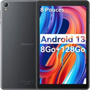 Tablette BLACKVIEW Tab 50 8 HD IPS 4/128Go WiFi6 Andr13 Gris