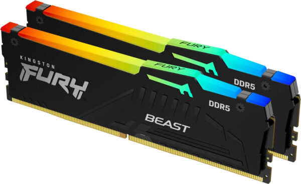 DIMM DDR5-5600 2x16Go KINGSTON Fury Beast RGB