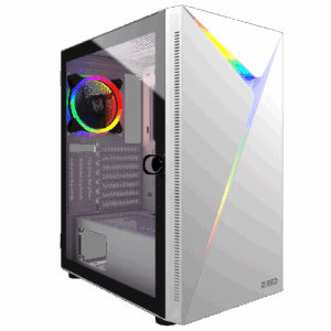 BOITIER Cobalt Blanc MR-016 MT/Sans Alim/ATX