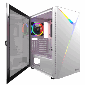 BOITIER Cobalt Blanc MR-016 MT/Sans Alim/ATX