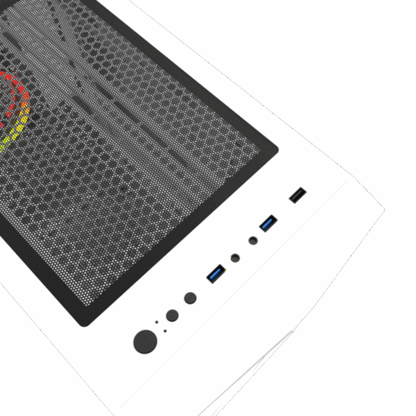 BOITIER Cobalt Blanc MR-016 MT/Sans Alim/ATX – Image 4