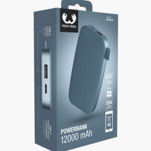 FRESH N REBEL – Powerbank 12000 mAh USB-C – Ultra Fast Charging & 20W