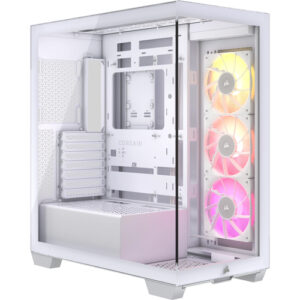 iCUE LINK 3500X RGB Blanc – MT/Sans Alim/E-ATX