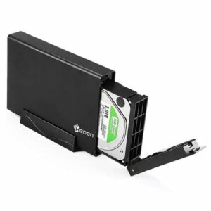HEDEN Boitier EXT. USB3 pour HDD 3,5 SATA ALU NOIR