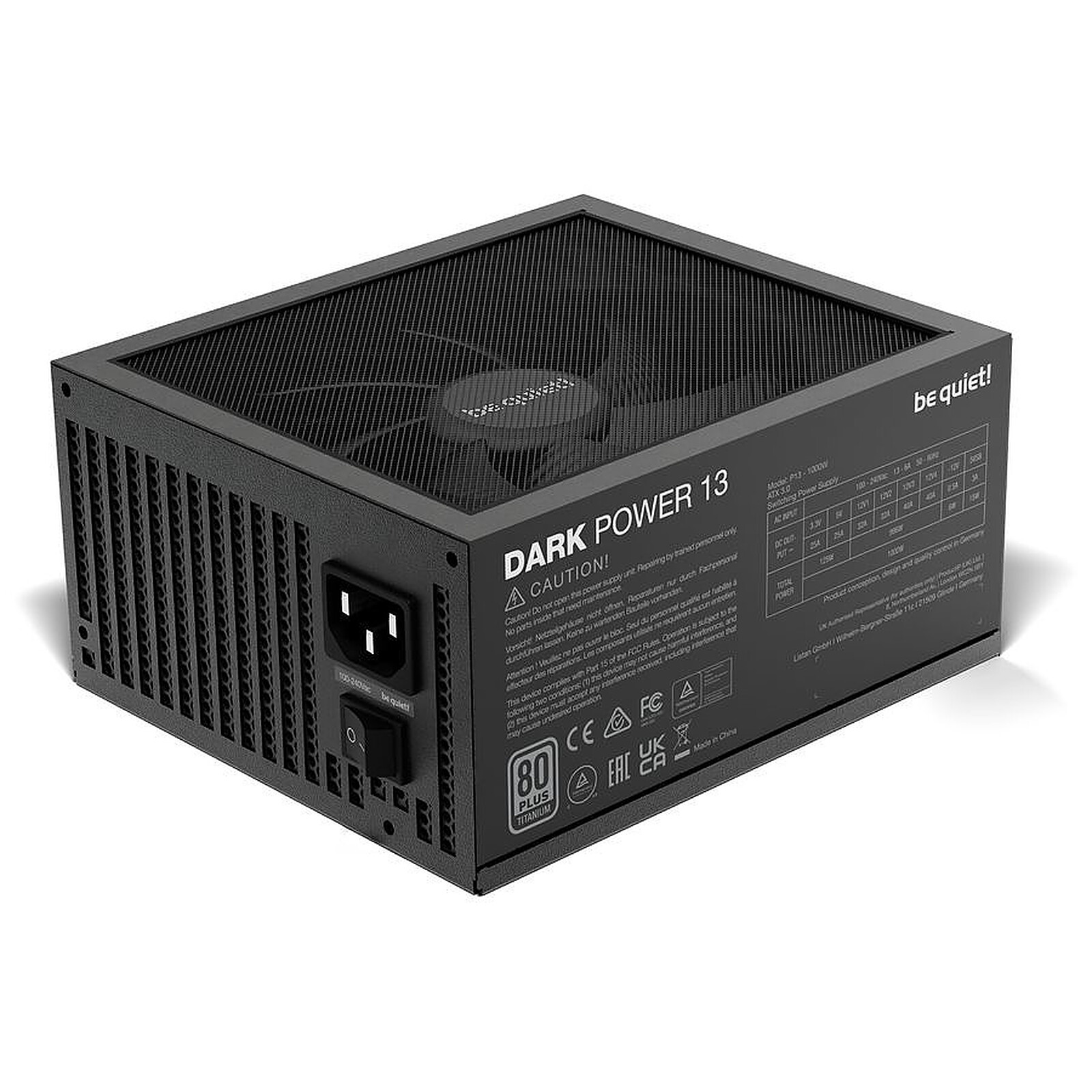 alimentation ATX 1000 DARK POWER 13 80+ TITANUIM