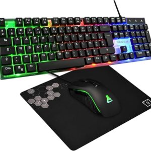 THE G-LAB COMBO YTTRIUM Pack GAMING Clavier à membrane +Souris +Tapis