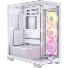 Boîtier iCUE LINK 3500X RGB Blanc – MT/Sans Alim/E-ATX